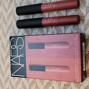 NARS Mini Powermatte Lip Pencil Duo - TAKE ME HOME / DOLCE VITA. 0.05 Oz.